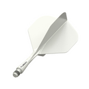Winmau Fusion Flights & Shafts - White - Standard