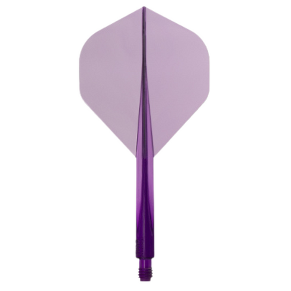 Condor Axe Flights & Shafts - Clear Purple - Standard