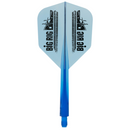 Condor Axe Flights & Shafts - Ben Robb Blue - Shape