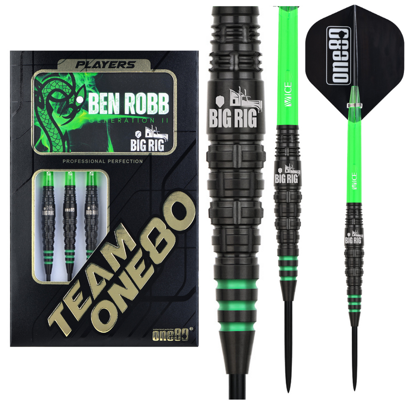 One80 Ben Robb - Big Rig Gen2 - 90% Tungsten Darts