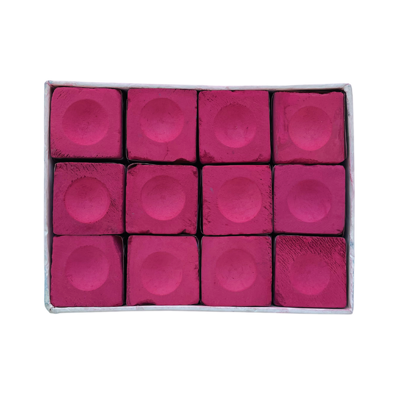 Cue Chalk - 12pc Red