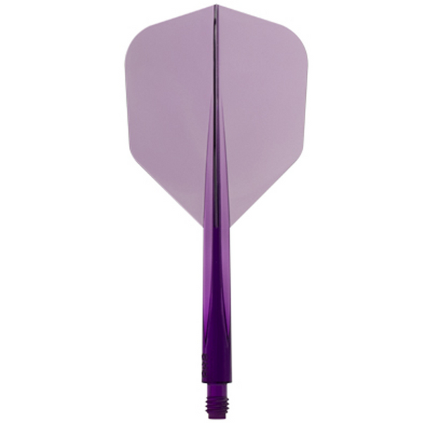 Condor Axe Flights & Shafts - Clear Purple - Shape