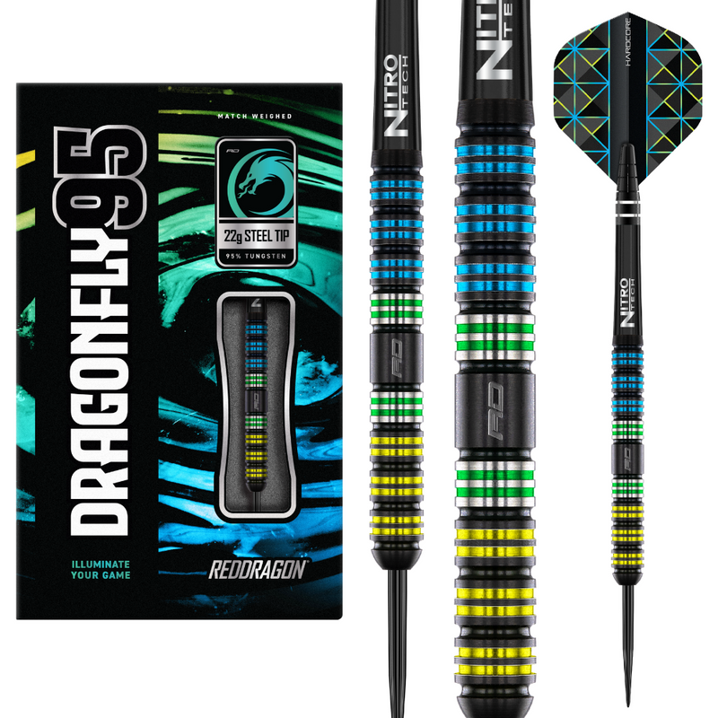 Dragonfly 95 Black - 95% Tungsten Darts