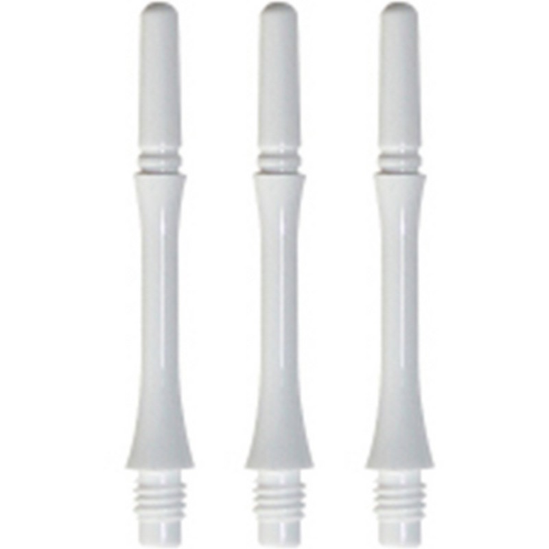 Cosmo Darts Fit Shaft Slim Spinning White Dart Shaft