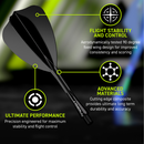 Fusion Flights & Shafts - Black - Arrow