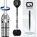 Supergrip Tapered Quick Point - 90% Tungsten Darts
