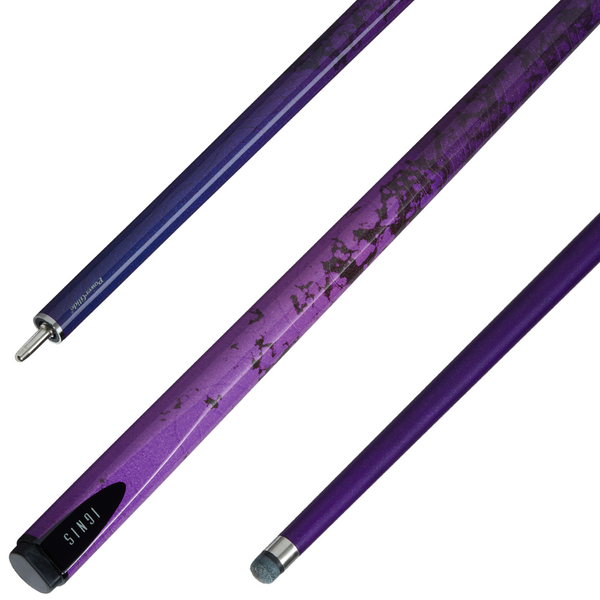 PowerGlide 57" Ignis Purple Carbon Cue - 2pc