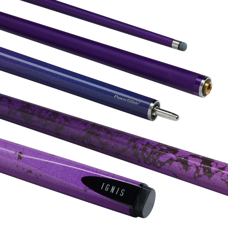 PowerGlide 57" Ignis Purple Carbon Cue - 2pc