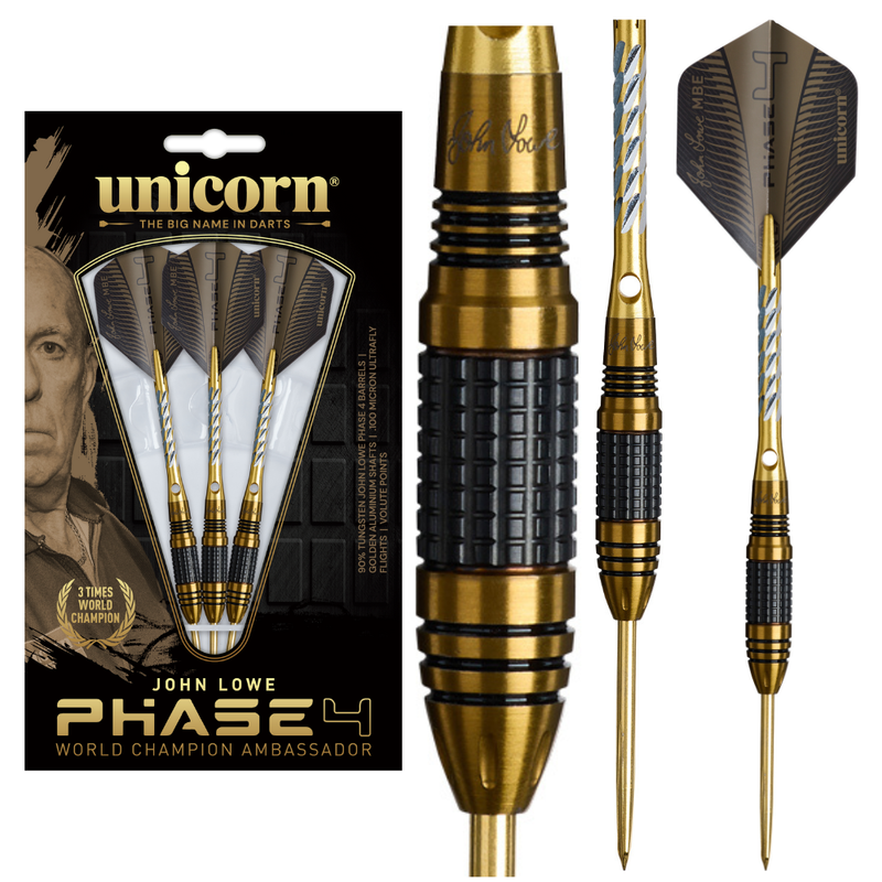 John Lowe Phase 4 - 90% Tungsten Darts