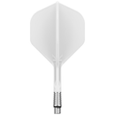 K-Shift Flights & Shafts - White - Standard