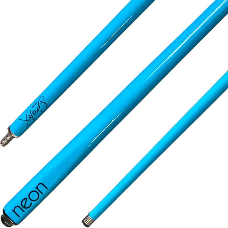 Neon Grafex Blue 2 piece Cue