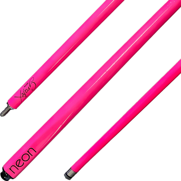 Neon Grafex Pink 2 piece Cue