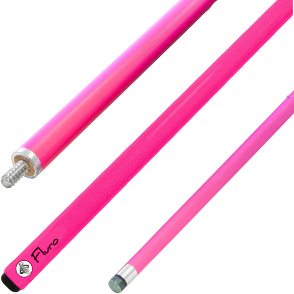 57" Fluro Pink Cue - 2pc