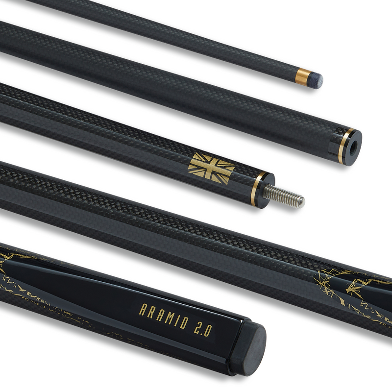 PowerGlide Aramid Black Graphite Cue