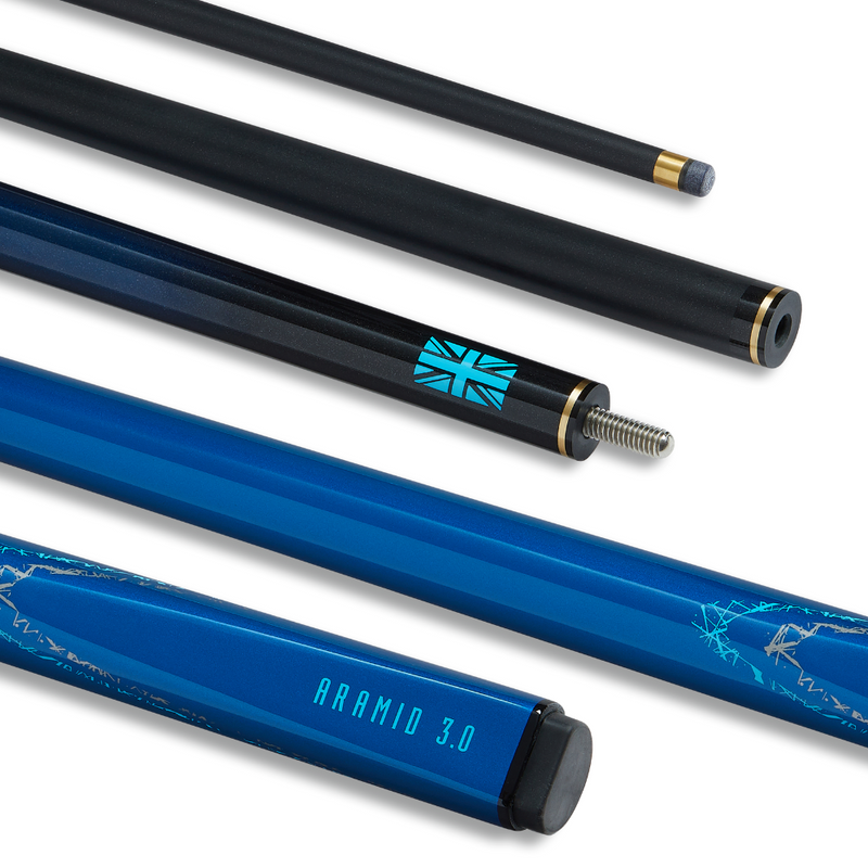 PowerGlide Aramid Blue Graphite Cue