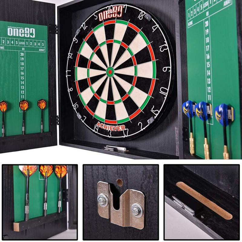 Pro Achiever Dartboard & Cabinet Set