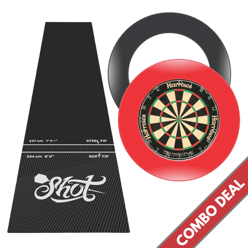 Harrows Pro Match, Surround & Dart Mat COMBO DEAL