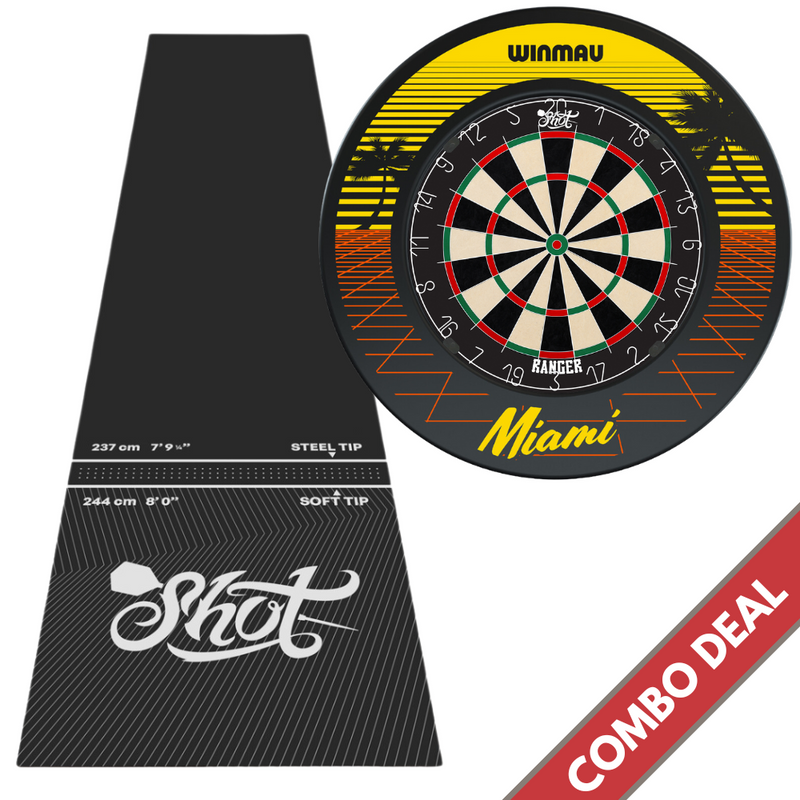 Shot Ranger, Printed Surround & Dart Mat COMBO