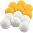 Table Tennis White & Orange Balls - 12 pk