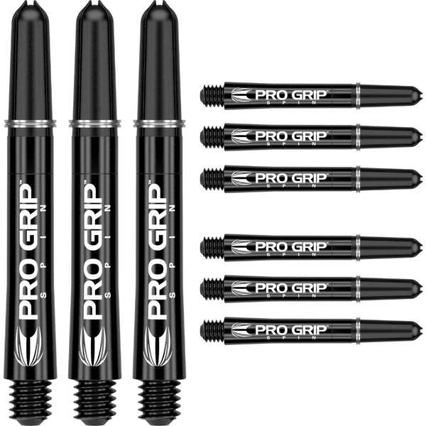 Pro Grip Spin Shafts - Black (3 sets)