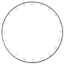 Dartboard White Number Ring