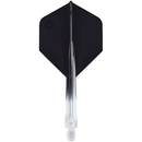 Forge Flights & Shafts - Clear & Black - Plus