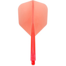Condor Zero Stress Flights & Shafts - Clear Red - Shape