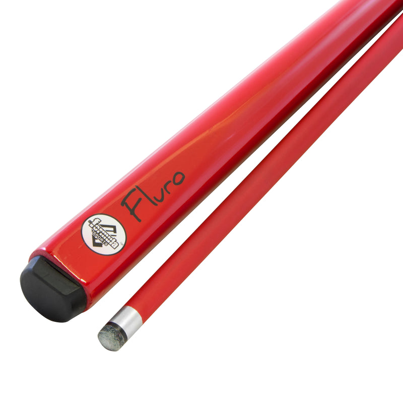 57" Fluro Pool Billiard Cue - 2 piece