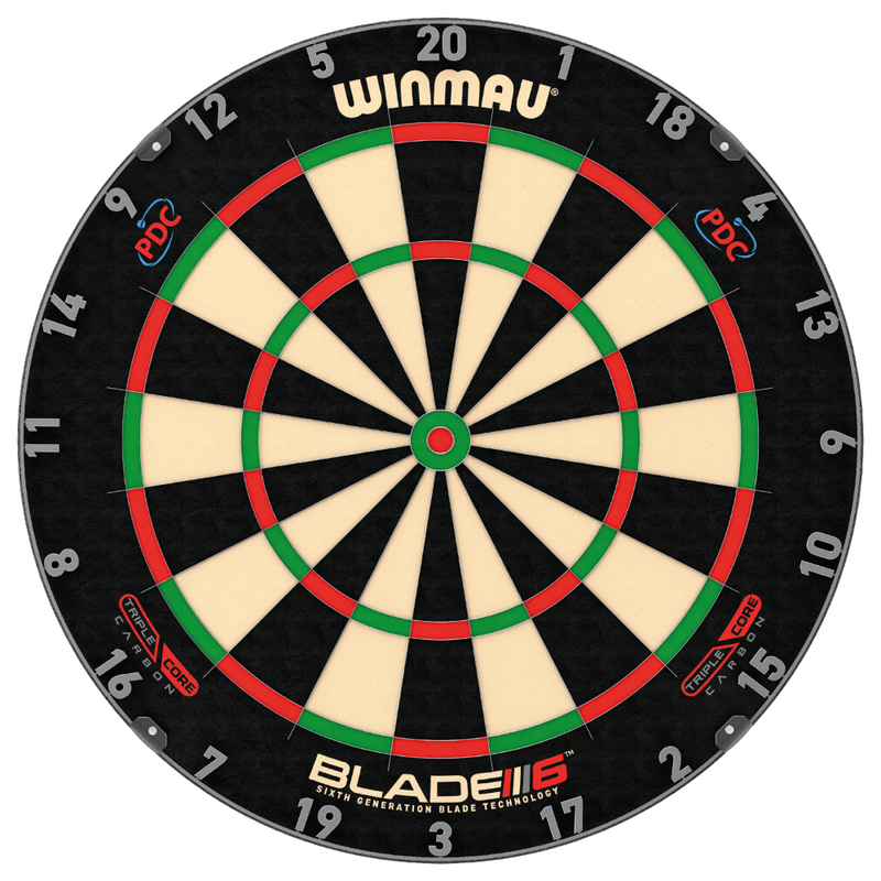 BLADE6 Triple Core Carbon Dartboard