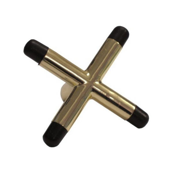 Cue Rest - Brass Cross (Loose)