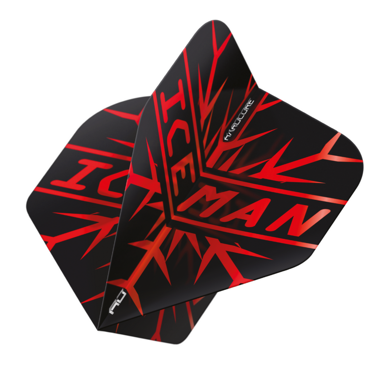 Hardcore Dart Flights - Gerwyn Price Red - Standard