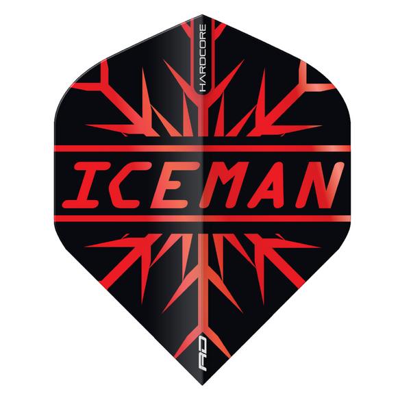 Hardcore Dart Flights - Gerwyn Price Red - Standard