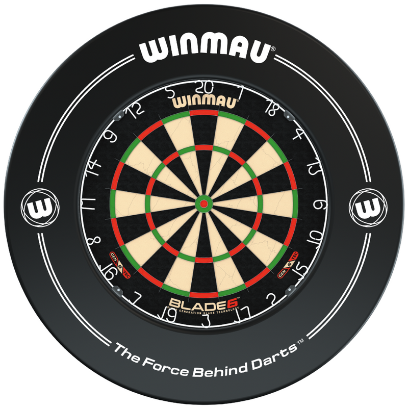 Printed Dartboard Surround - Black